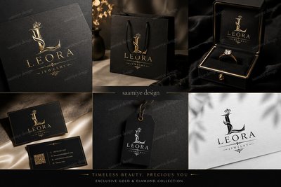 I will create professional mockups for your logo and brand