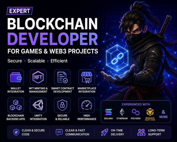 Looking For Experienced Unity Blockchain Developer