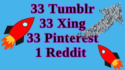 33 Tumblr 1 Reddit 33 Xing and 33 Pinterest to Your Link URL