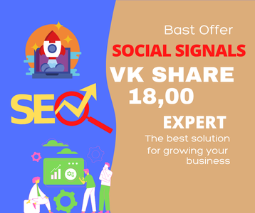 1800 vk share high quality seo social signals